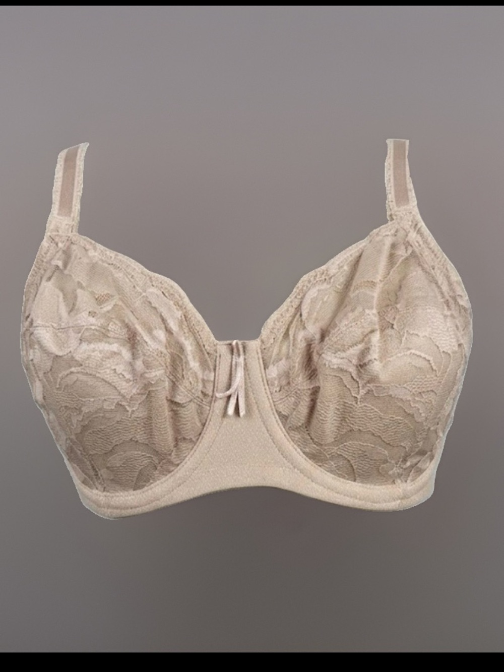 Wacoal Top Tier Nude Lace-Cup Unlined Underwire Bra 855223  Size 36C